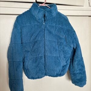 Blue corduroy Wild Fable jacket with pockets, size small